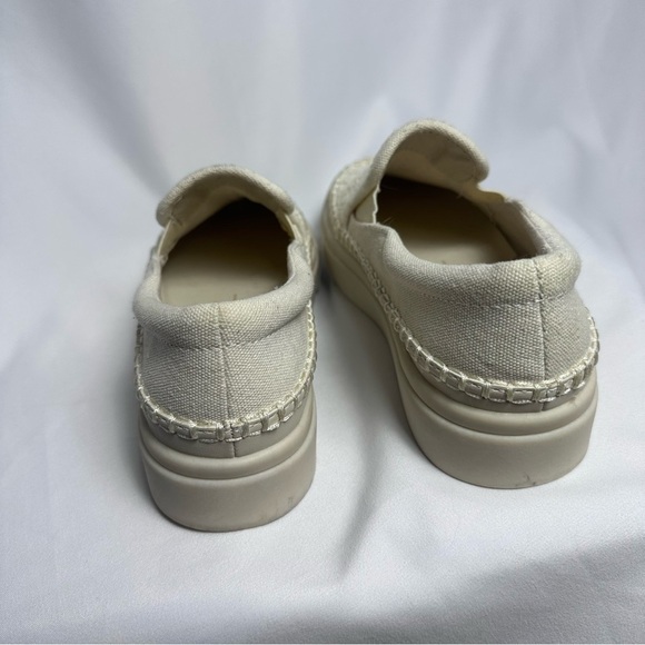 Dolce Vita Cream Woven Slip-On Sneakers Saydi women’s size 6.5 - Picture 4 of 8